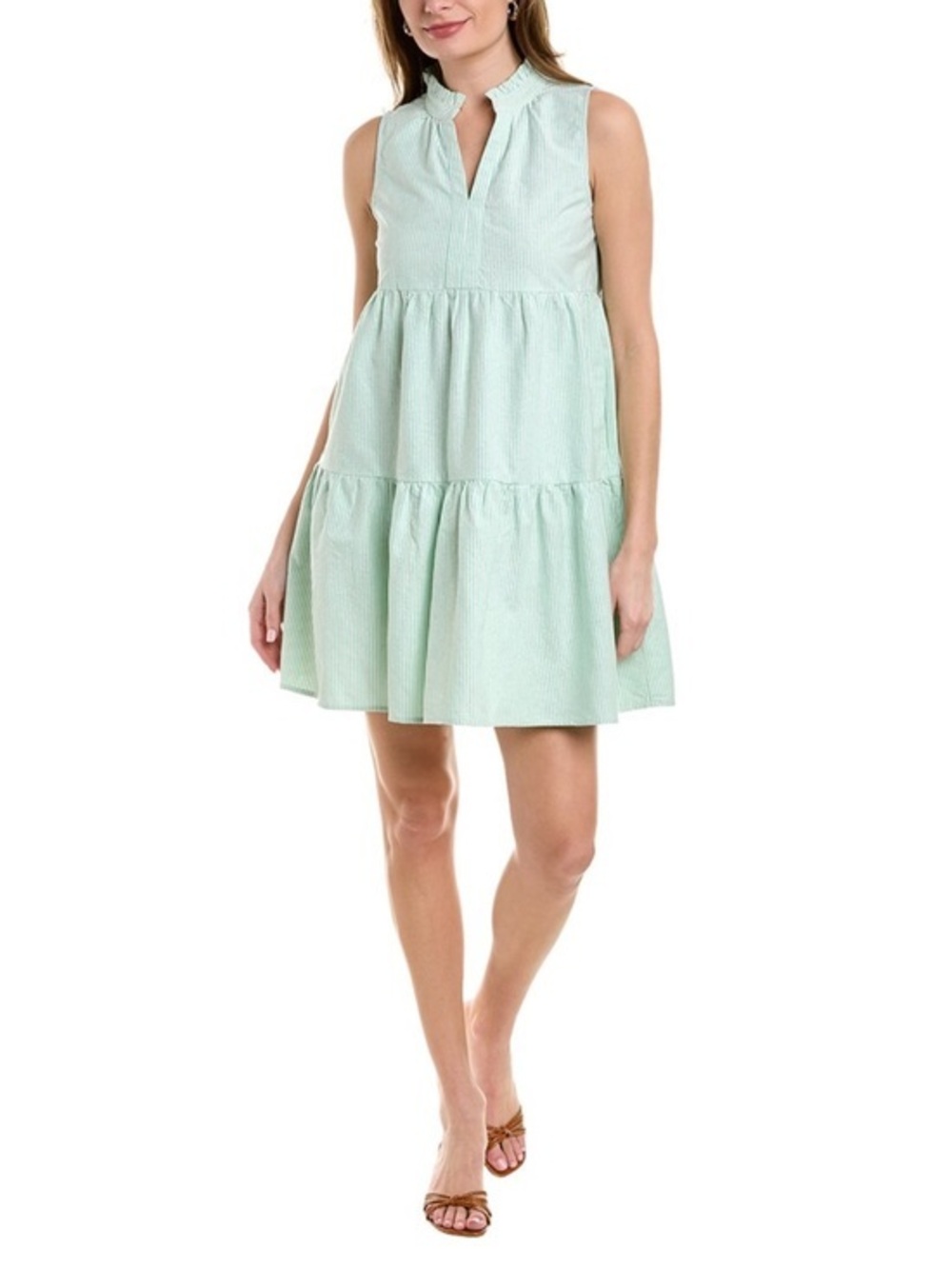 Duffield Lane Annika Dress In Green Large